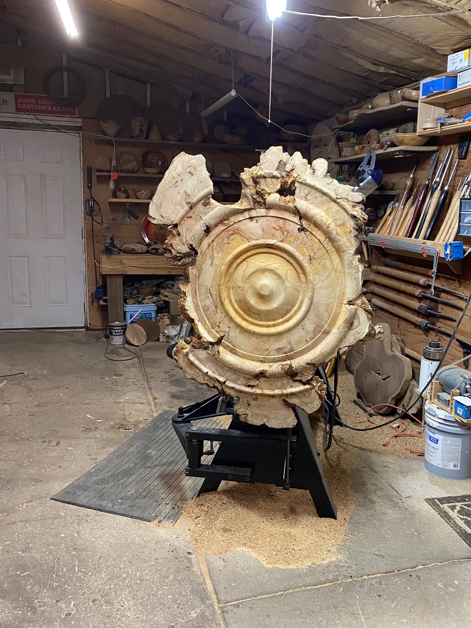 Wall-art piece in progress.